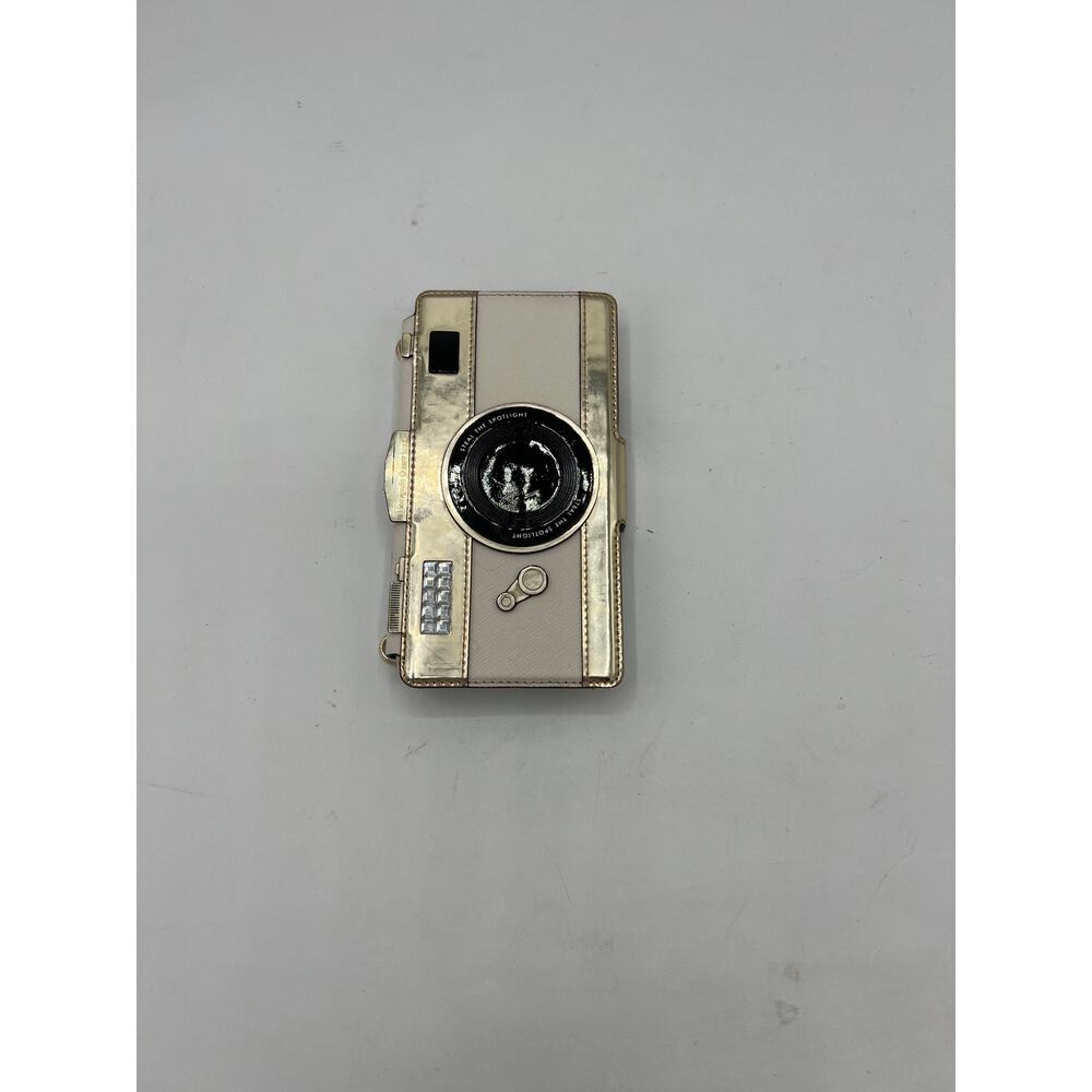 Kate Spade Camera Wallet Phone Case iPhone X XS Folio Gold Trim